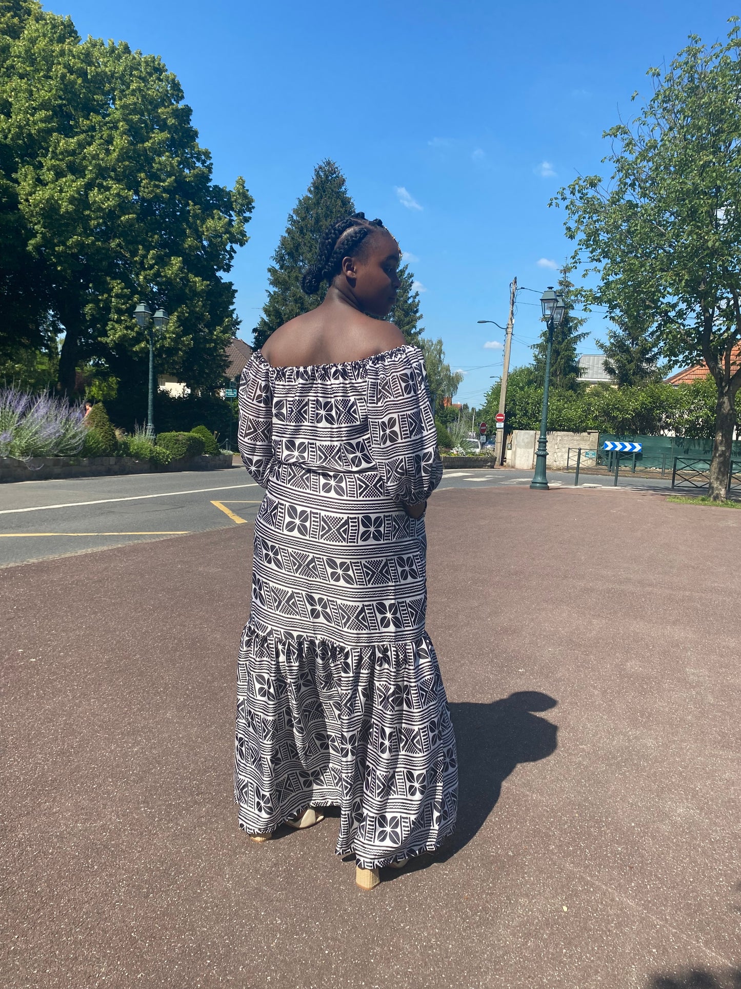 Robe satiné