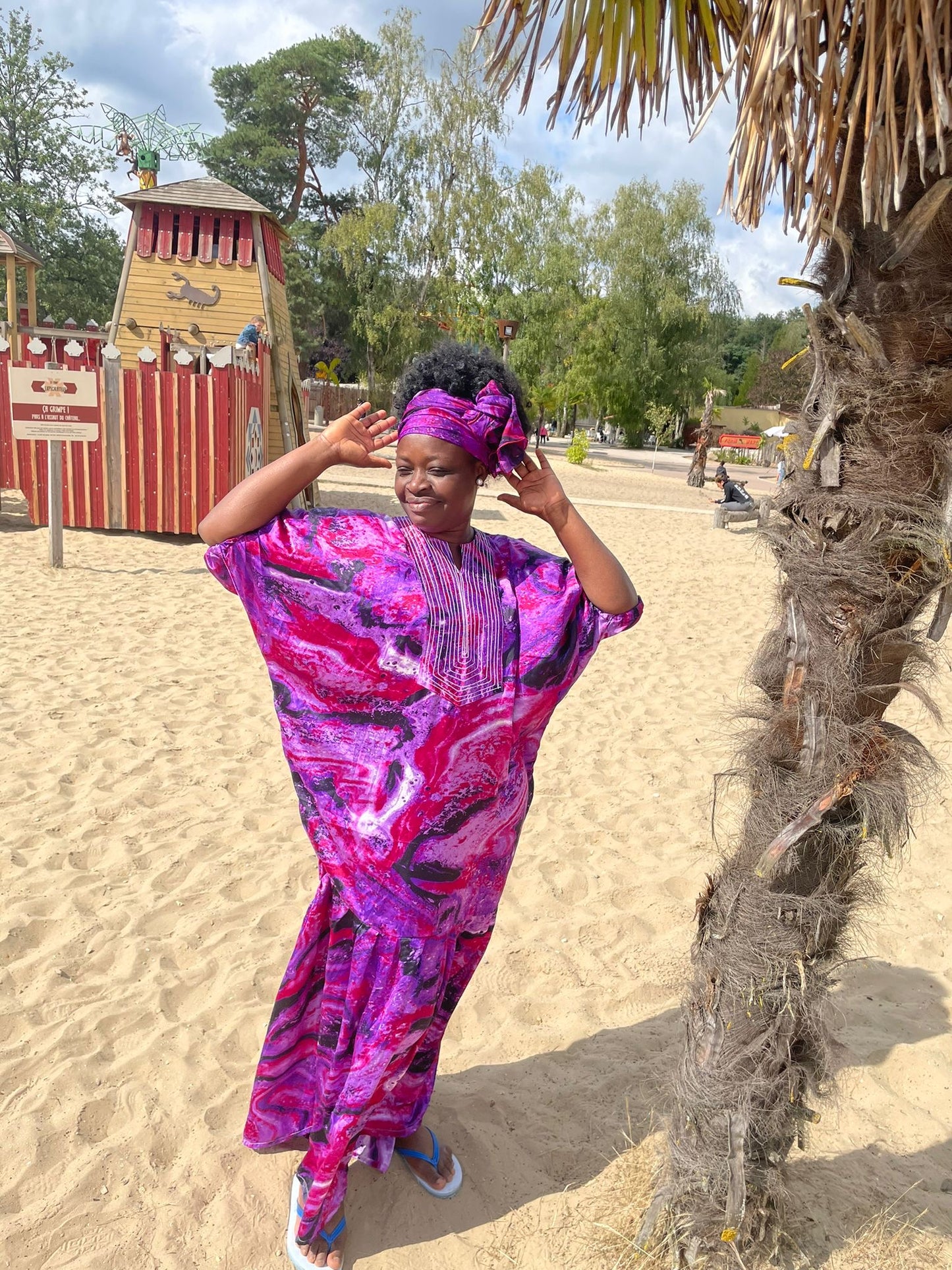 Robe Makeba violette