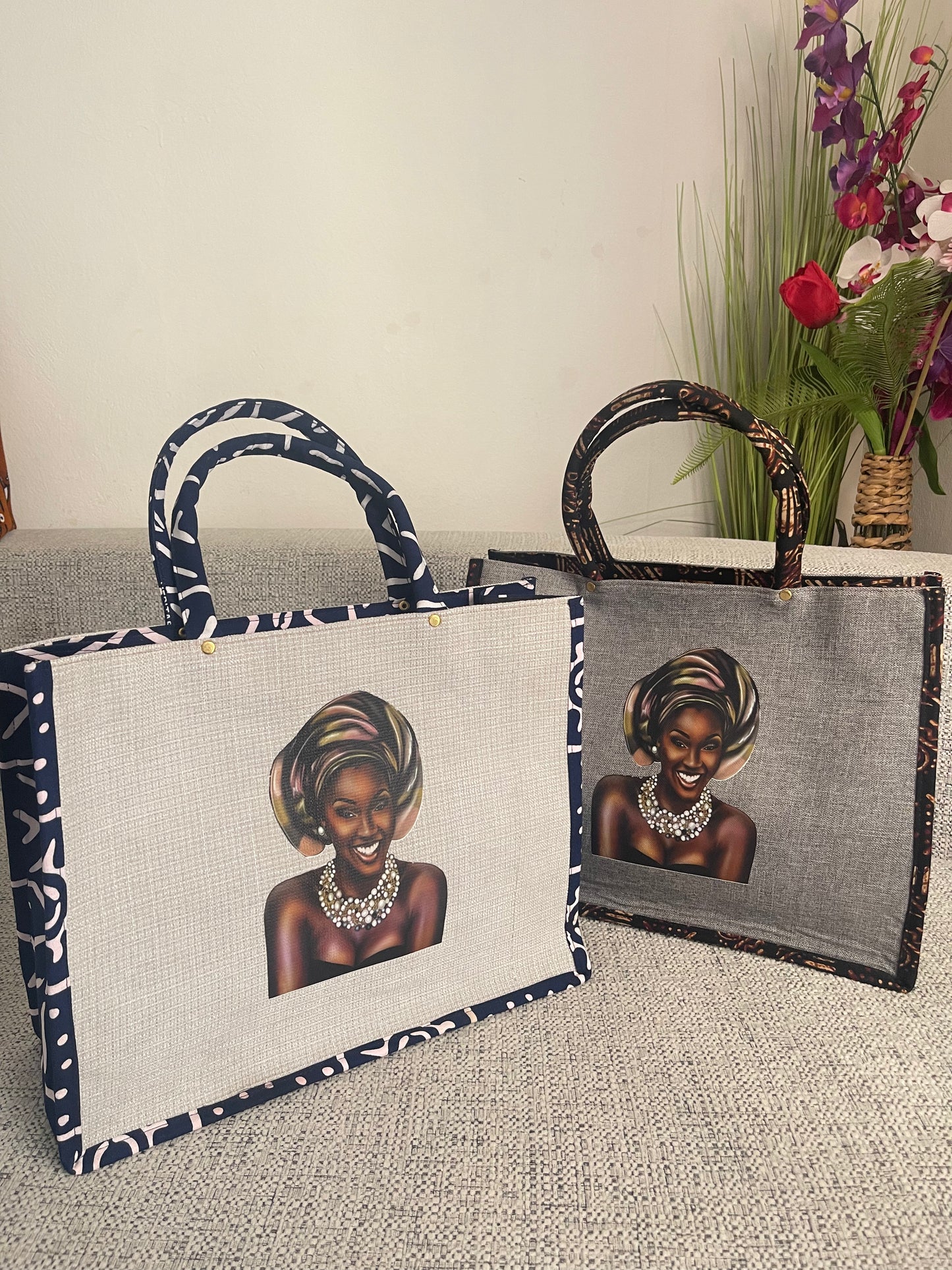 Sac à main raphia