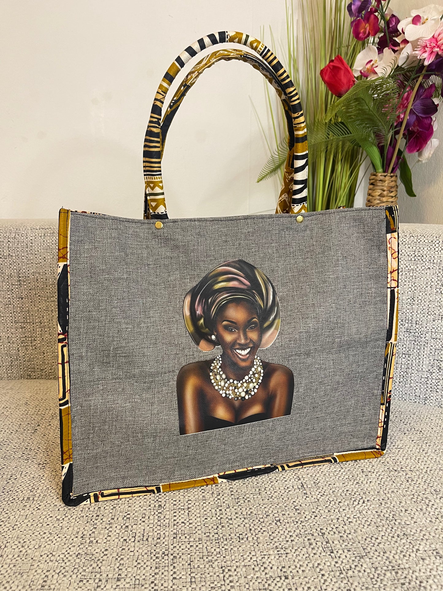 Sac à main raphia