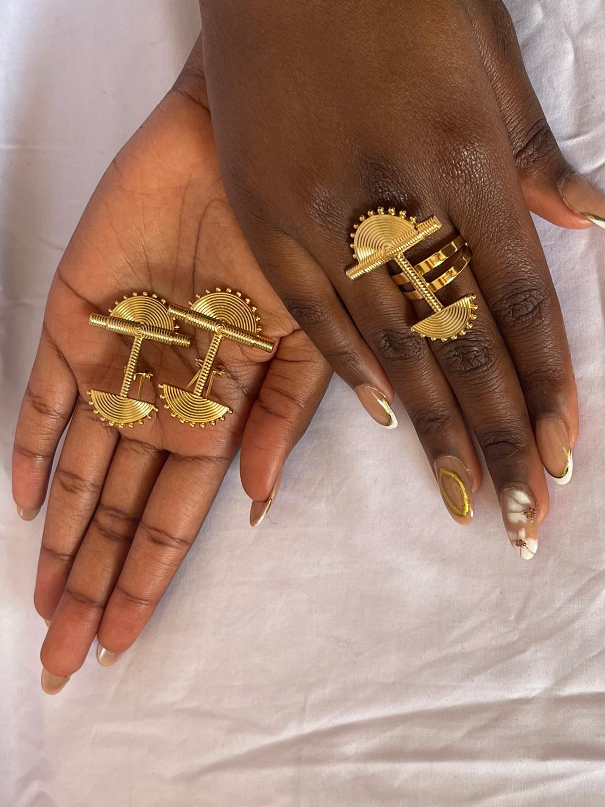 Ensemble bijoux Akan 2