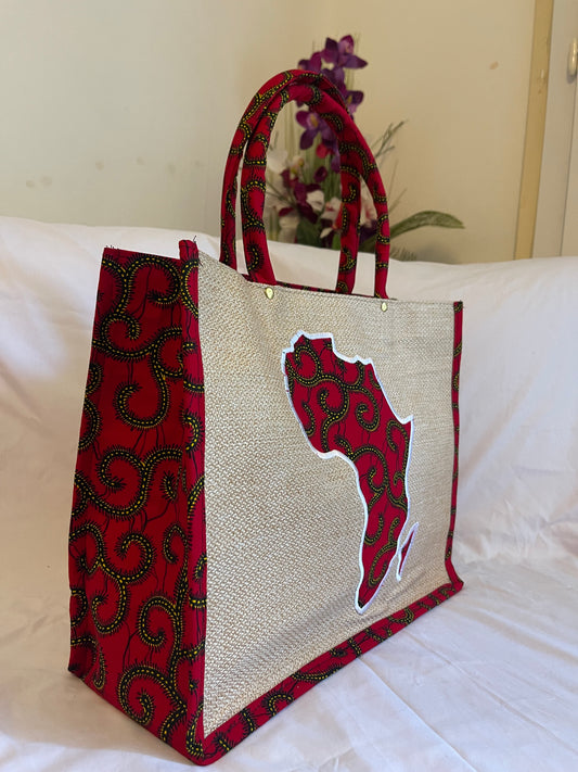Red raphia