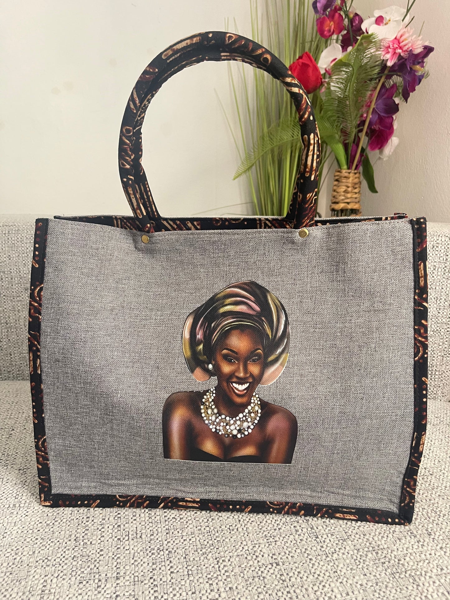 Sac à main raphia
